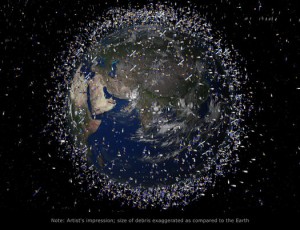 space debris 300x230 Космические сети для ловли мусора