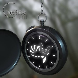 cheshire cat pocket watch design 2 300x300 Часы в стиле чеширского кота