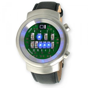ledbinarywatch blue2 300x300 Часы в двоичной системе