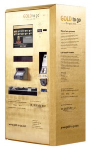 The UKs first golddispensing ATM 183x300 Автомат для выдачи золота