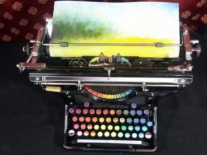 Chromatic Typewriter 550x412 300x224 Печатная машинка рисует картины