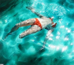 Sarah Harvey paintings 550x487 300x265 Фотореализм под водой