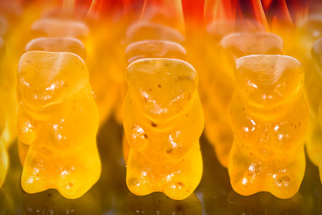 evil hot gummi bears Желатиновые мишки с чили