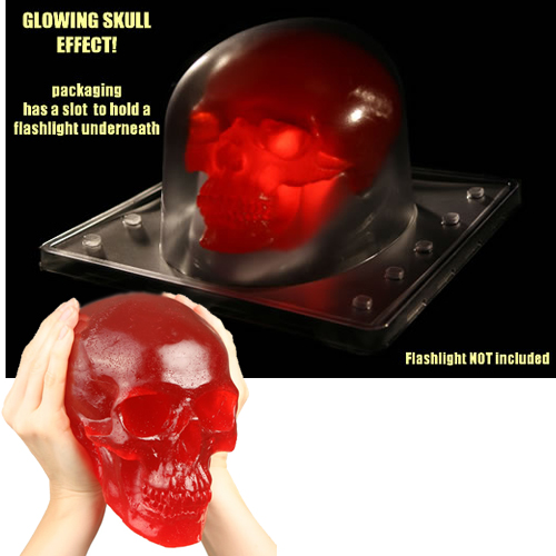glowing gummy skull Желатиновый череп