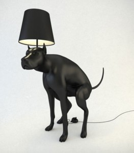 dog pooping lamp 500x569 263x300 Собачьи лампы